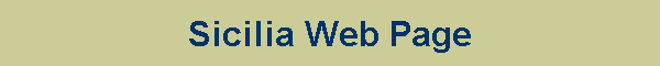 Sicilia Web Page